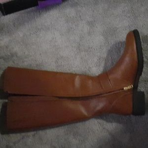 Coach leather riding boots